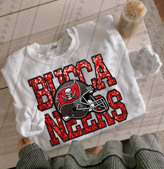 Tampa Bay Buccaneers Faux Embroidery