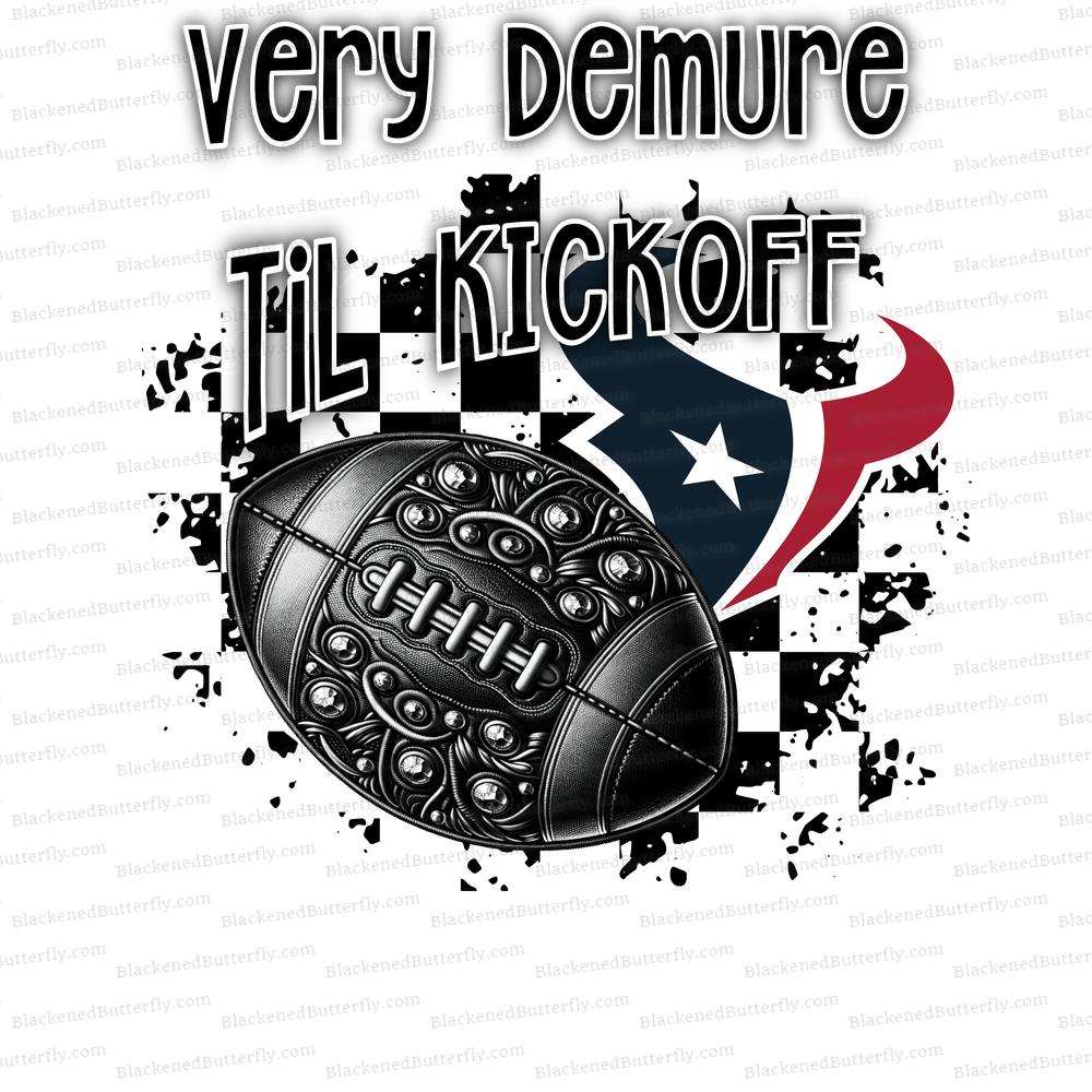 Very Demure Til Kickoff Texans