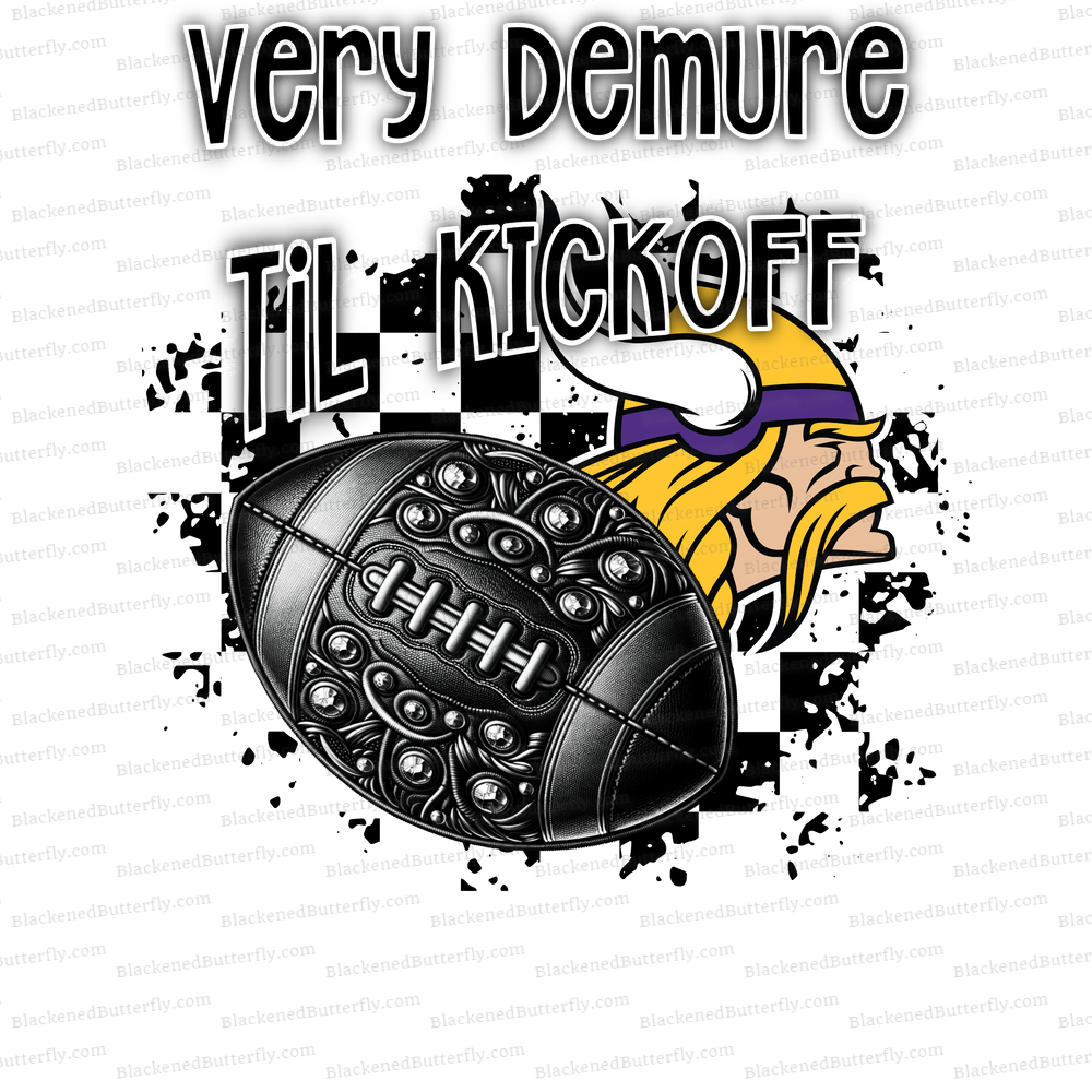 Very Demure Til Kickoff Vikings