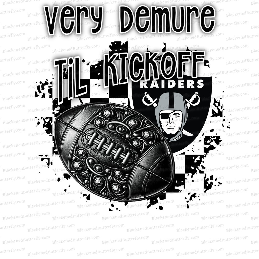 Very Demure Til Kickoff Raiders