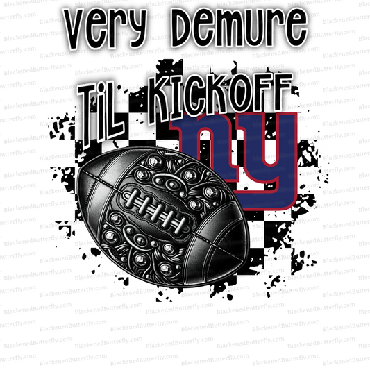 Very Demure Til Kickoff Giants