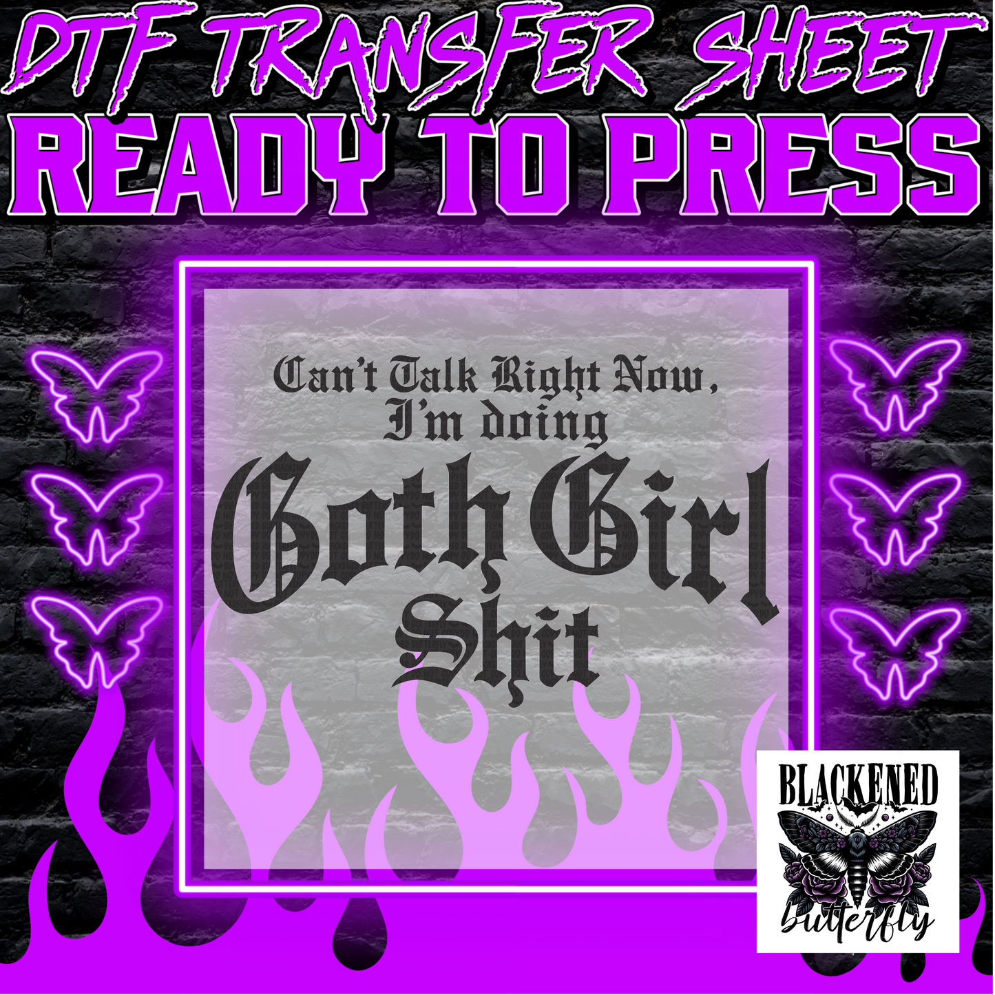 Can't Talk Right Now, Goth Girl Shit